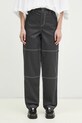 adidas Originals pantaloni Aop Pant bumbac gri JJ3140