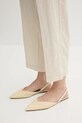 Льняные брюки United Colors of Benetton бежевый 4AGHDF06R