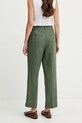 Îmbrăcăminte United Colors of Benetton pantaloni din in 4AGHDF06R verde