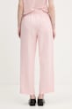 Одежда Льняные брюки United Colors of Benetton 4AGHDF08J розовый