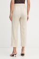 Odjeća United Colors of Benetton hlače ženske od lana 4AGHDF08J bež