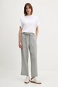 United Colors of Benetton pantaloni din in 4AGHDF08J gri SS25