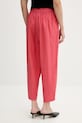Îmbrăcăminte United Colors of Benetton pantaloni din in 4AGHDF08L roz