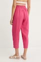 Oblečenie Ľanové nohavice United Colors of Benetton 4AGHDF08L ružová