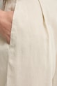 Льняні штани United Colors of Benetton бежевий 4AGHDF08L