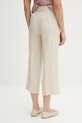 Odzież United Colors of Benetton spodnie lniane 4AGHDF08M beżowy