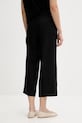 Одяг Льняні штани United Colors of Benetton 4AGHDF08M чорний
