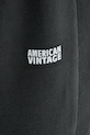 Спортивні штани American Vintage чорний IZU05AE25