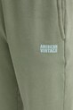 Spodnji del trenirke American Vintage zelena IZU05BE25