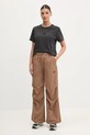 The North Face pantaloni Woven NF0A89H16IH1 marrone SS25