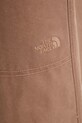 The North Face spodnie bawełniane Cedar Canvas Work brązowy NF0A8B9D6IH1