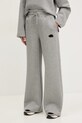 Tepláky The North Face Wide Leg směs šedá NF0A8C25EC41