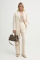Filippa K pantaloni in lino 31110.FK beige SS25