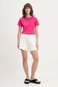 Hugo Blue pantaloni scurti din bumbac 50537101 bej SS25