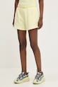 Pamučne kratke hlače Hugo Blue bez uzorka zlatna 50537101