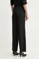 Îmbrăcăminte ZADIG&VOLTAIRE pantaloni de mătase WWPA01852.11 negru
