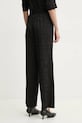 Îmbrăcăminte ZADIG&VOLTAIRE pantaloni de mătase WWPA01852.11 negru