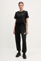 adidas Originals pantaloni de trening din bumbac Graphic Jogger JC7770 negru SS25