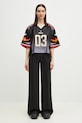 Coperni pantaloni Wide Leg Tailored COPP90F3004 negru