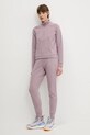 Helly Hansen spodnie dresowe HP TECH 34492 różowy SS25