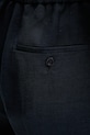 BOSS szorty z domieszką lnu granatowy 50537403