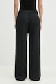 Clothing Samsoe Samsoe linen blend trousers SAHANI F25100013 black