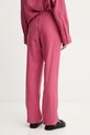 Одяг Льняні штани Samsoe Samsoe SATOVE F25100016 рожевий