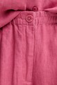Льняні штани Samsoe Samsoe SATOVE рожевий F25100016