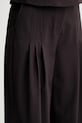 Remain spodnie z domieszką wełny brązowy 502473578