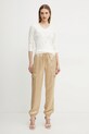 Kalhoty Guess NEW MARZIA W5GB08.WG7C0 béžová SS25