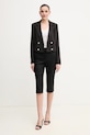 Guess pantaloni CAPRI W5GB52.WGXM2 negru SS25