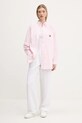 Superdry pantaloni din in W7011182A.04C bej SS25