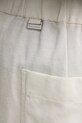 Calvin Klein spodnie z domieszką lnu beżowy K20K208381