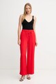 Calvin Klein pantaloni LV044B932G rosu SS25