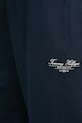 Βαμβακερό παντελόνι Tommy Hilfiger σκούρο μπλε WW0WW45576