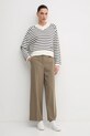 Tommy Hilfiger spodnie WW0WW45463 beżowy SS25
