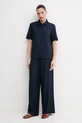 Nohavice Tommy Hilfiger WW0WW44542 tmavomodrá SS25