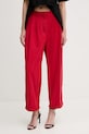 Hlače Tommy Hilfiger Raven rdeča WW0WW45589