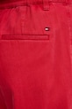 Hlače Tommy Hilfiger rdeča WW0WW45589