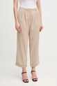 Nohavice Tommy Hilfiger látka béžová WW0WW45589