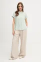 Брюки с примесью льна Tommy Hilfiger WW0WW45460 бежевый SS25
