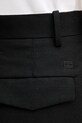 Штани з домішкою льону Tommy Hilfiger чорний WW0WW45460
