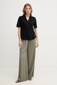 Calvin Klein pantaloni KW0KW02823 verde SS25