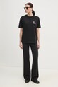 Calvin Klein Jeans pantaloni J20J225336 negru SS25