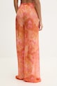 Odzież Guess spodnie plażowe z domieszką jedwabiu E5GB00.WE550 pomarańczowy