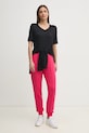 Gaudi pantaloni de trening 511BD24004 roz SS25