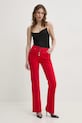 Kalhoty Morgan PEMAK PEMAK červená SS25