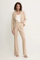 Fracomina spodnie FR25SVA004W42901 beżowy SS25