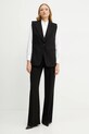 Elisabetta Franchi spodnie PA09552E2 czarny SS25