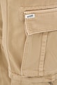 Bavlněné kalhoty Guess Originals béžová W5GA2I.WGCVA